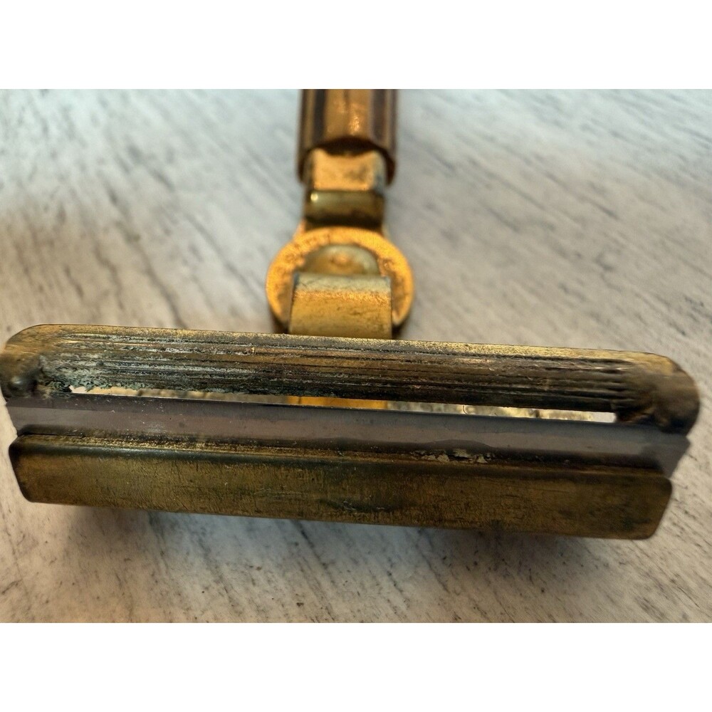 VTG 1935-1945 SCHICK DELUXE Model Injector Safety Razor Bakelite Handle Original - Picture 5 of 11